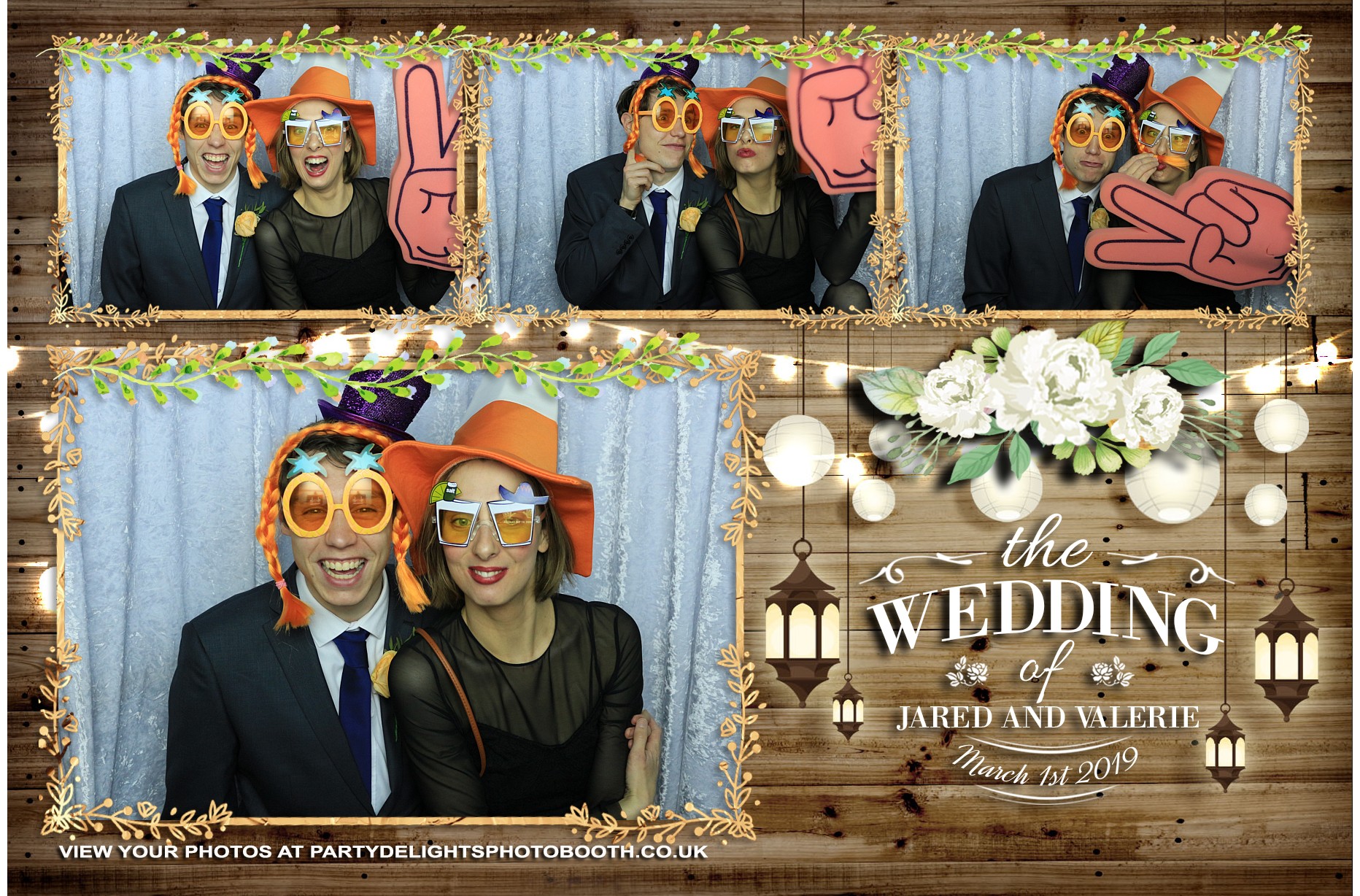 Jared and Valerie’s Wedding - Prints | View more photos from the event at gallery.partydelightsphotobooth.co.uk/u/PartyDelightsPhotoBooth/Jared-and-Valerie’s-Wedding-Prints
